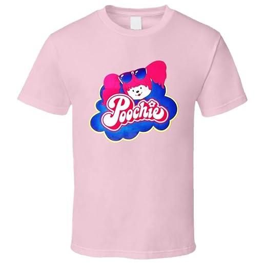 FKASBOOLK poochie retro cartoon t shirt light pink mens