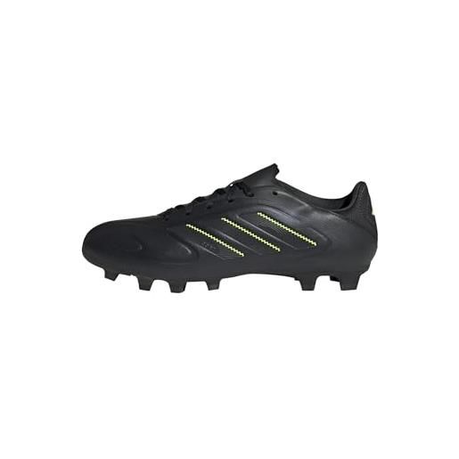 adidas unisex - adulto copa pure iii club firm ground/multi ground football boots, core black/dgh solid grey/lucid lemon, 44 2/3 eu