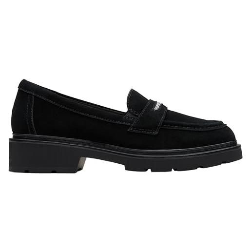 Clarks lauryl step, donna, nero sde, 41.5 eu