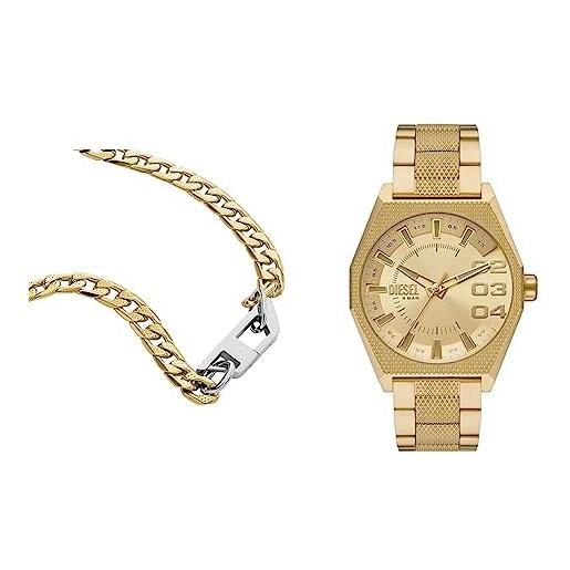 Diesel collana jewelry dx1438931 marca, metallo, nessuna pietra preziosa + t56Diesel orologio solo tempo uomo trendy cod. Dz2173