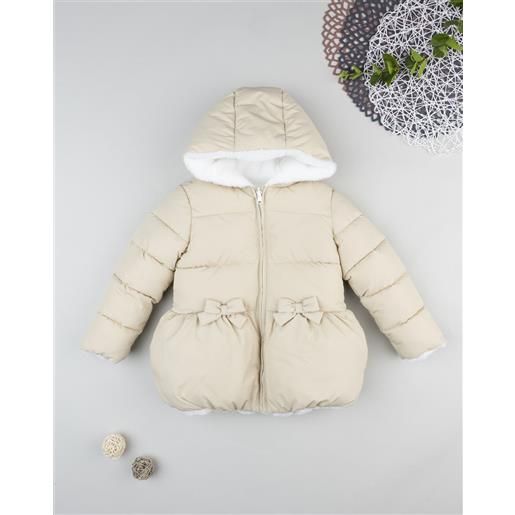 Prénatal giubbotto bimba beige con fiocchi