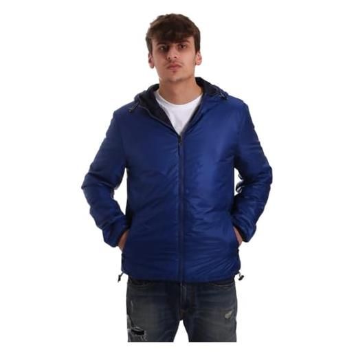 Cappotto Reversibile Invicta Ural Per Uomo - Con Cappuccio, Chiusura Zip, Tasche E Regolazioni In Vita/polsini - 2