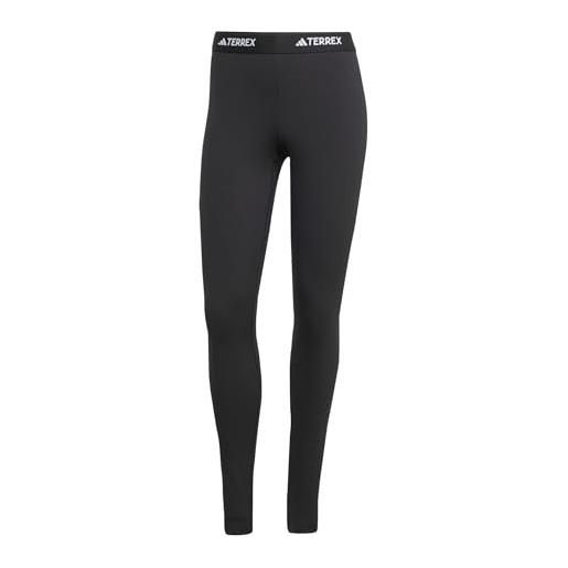 adidas femme multi synthetic base layer tights, black, xs