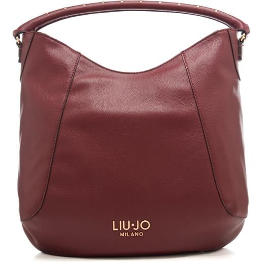 Liu Jo borsa a spalla da donna con manico con borchie rossa