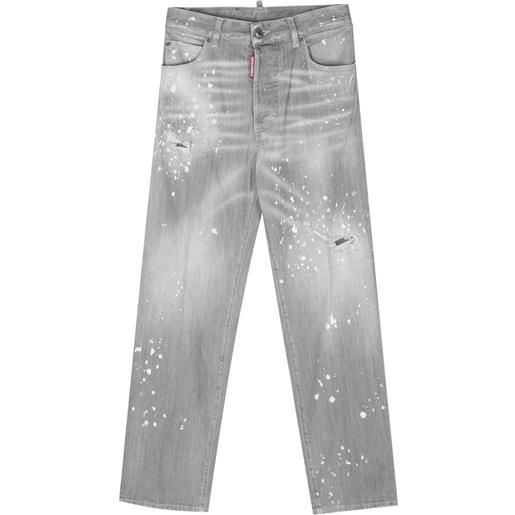 DSQUARED2 jeans boston dritti - grigio