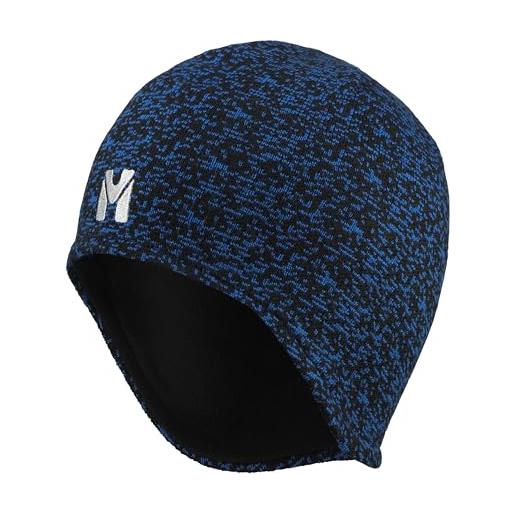 MILLET - tyak ear flap - berretto unisex in lana merino - alpinismo, escursionismo, trekking - blu taglia unica