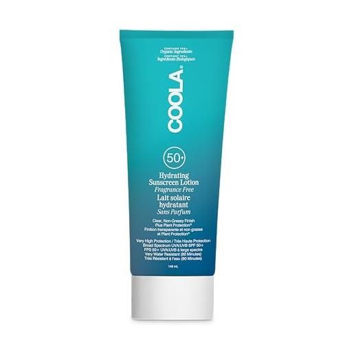 COOLA classic body sunscreen lotion spf 50+, fragrance free, 148ml