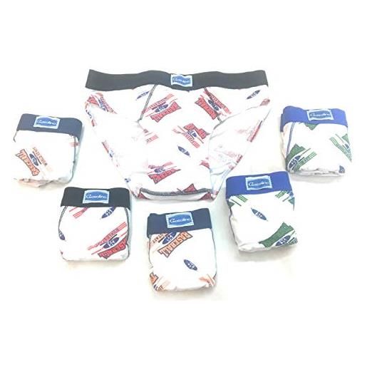 Gasolino slip bimbo fantasie assortite 6pz in cotone elasticizzato (5 anni)