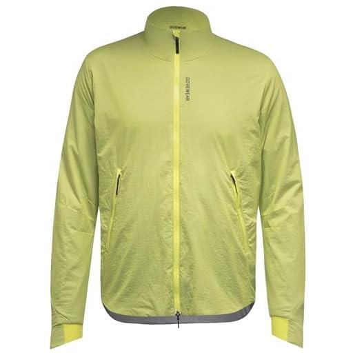 GORE WEAR gorewear concurve windstopper® giacca insulated uomo, lime yellow, xxl