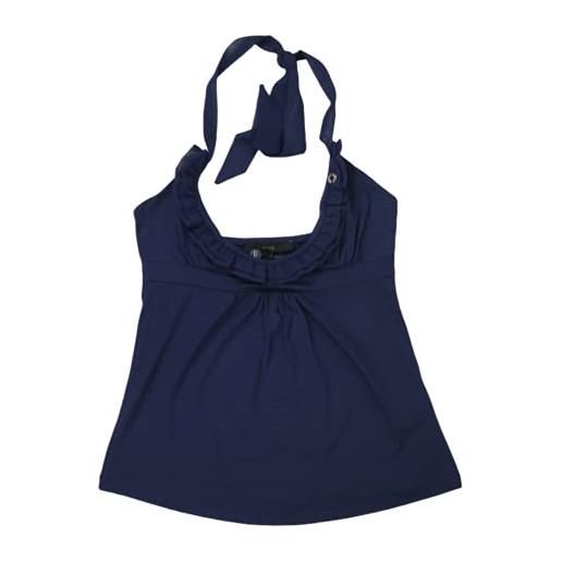 Kocca top maglia elegante kajal smanic 009 blu viscosa cerimonia pe taglia m colore blu