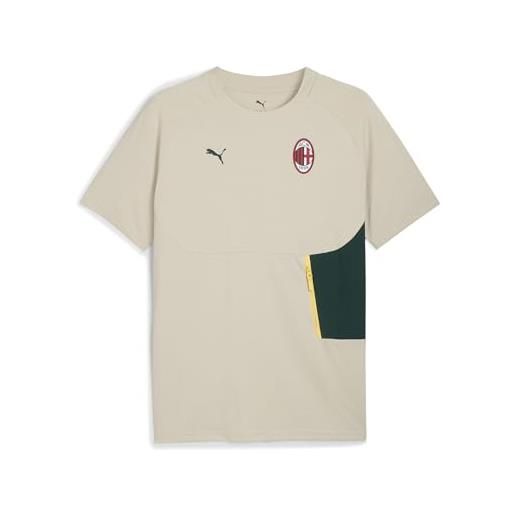 PUMA t-shirt con taschino ac milan PUMAtech da uomo l, shadow gray for all time red