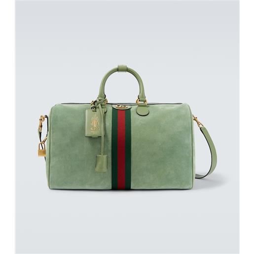 Gucci borsa da viaggio Gucci savoy medium in suede