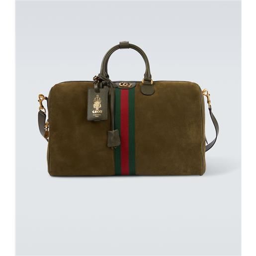 Gucci borsa da viaggio Gucci savoy medium in suede