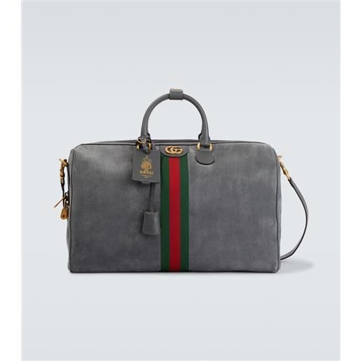 Gucci borsa da viaggio Gucci savoy medium in suede