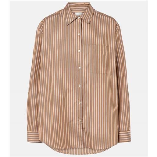 Leset camicia yoshi in twill di misto cotone a righe