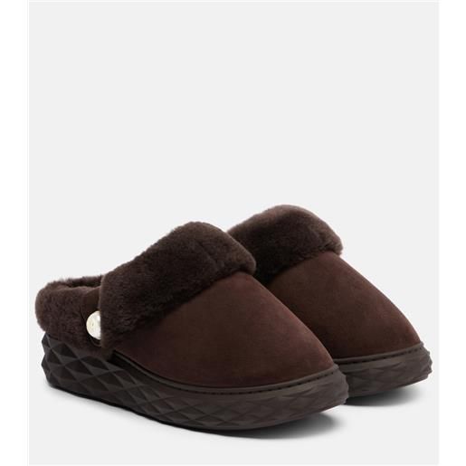 Jimmy Choo slippers diamond maxi mule f in suede