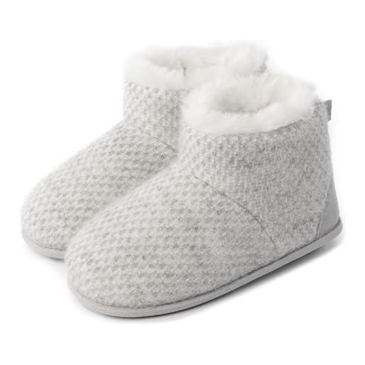 Isotoner pantofole da donna in maglia con brillantini