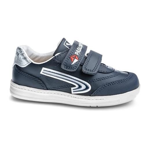 Pablosky 203900 – Scarpe Barefoot Unisex Bambini, In Pelle, Con Chiusura Adesiva, Colore Vario