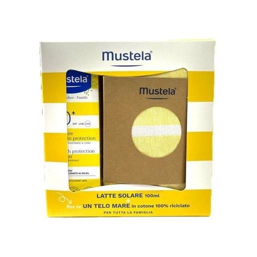 LAB.EXPANSCIENCE ITALIA Srl mustela solare spf50+ 100 ml + telo mare - protezione alta per bebè e bambini