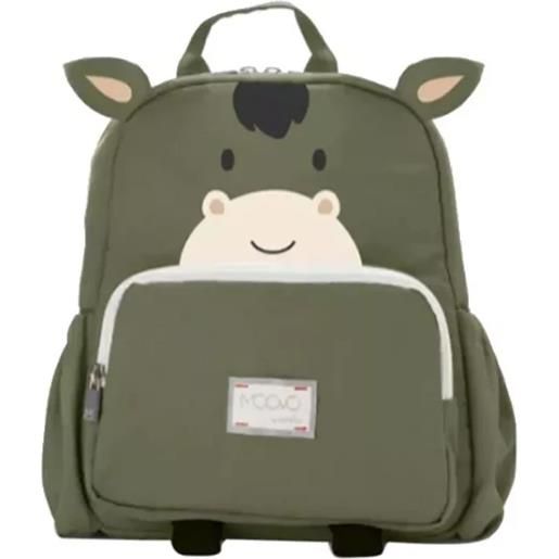 Nuvita kiddie. Kit zaino piccolo asilo con orecchiette e zampette in 3d - da 1 a 3 anni - mucca