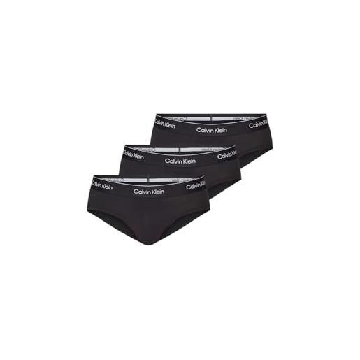 Calvin Klein 3pack slip black 000nb3962a black s