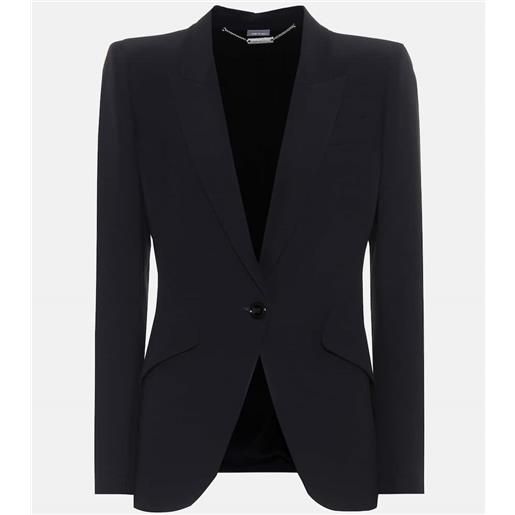 McQueen blazer in crãªpe