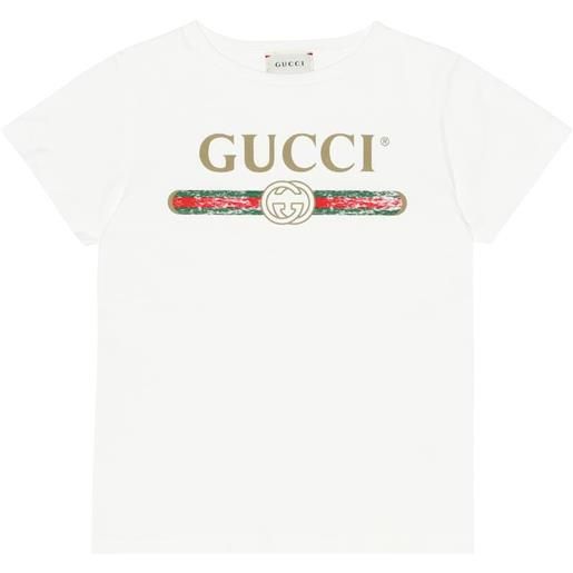 Gucci Kids t-shirt in cotone con logo