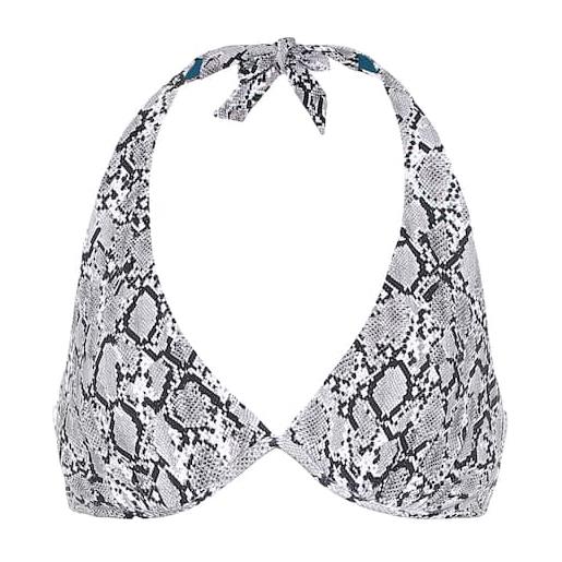 Heidi Klein top bikini mombasa a stampa serpente