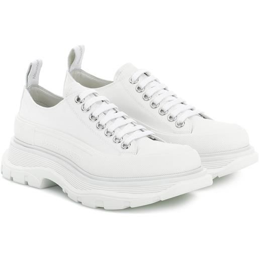 McQueen sneakers tread slick in canvas