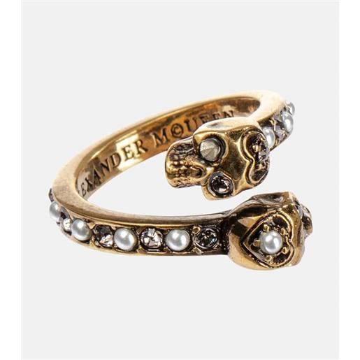 McQueen anello skull