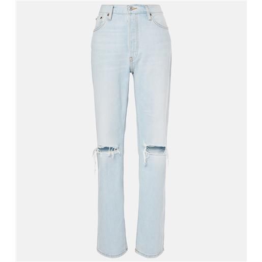 Re/Done jeans regular loose a vita alta