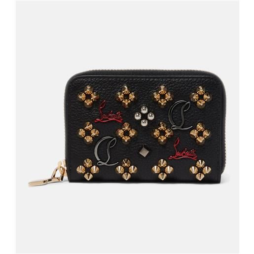 Christian Louboutin portafoglio panettone con borchie