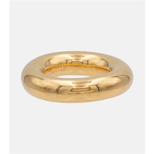 Jil Sander anello in argento sterling