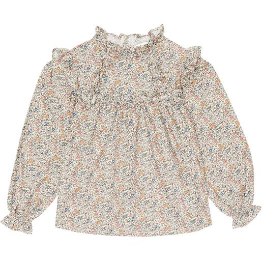 The New Society blusa katie in cotone con stampa