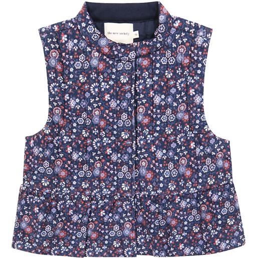 The New Society gilet felicity in cotone con stampa