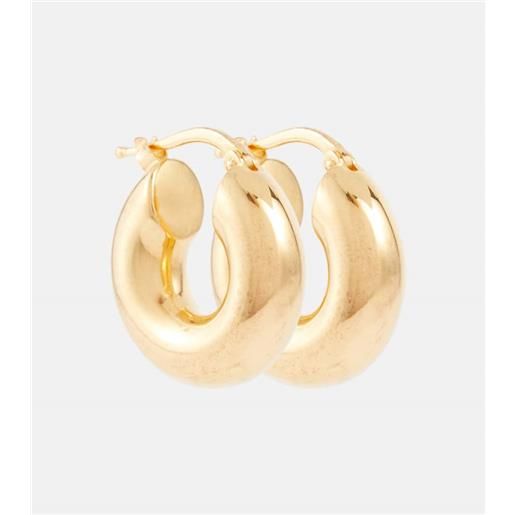 Jil Sander orecchini a cerchio in argento