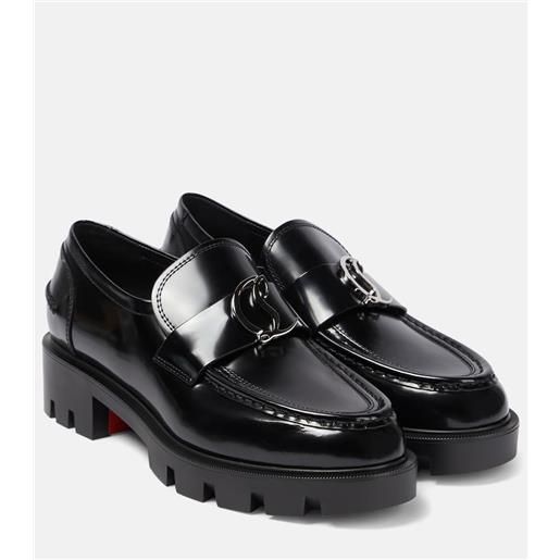 Christian Louboutin mocassini cl moc lug in pelle