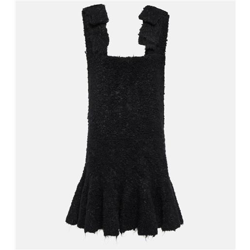 Jil Sander miniabito in misto mohair bouclã©