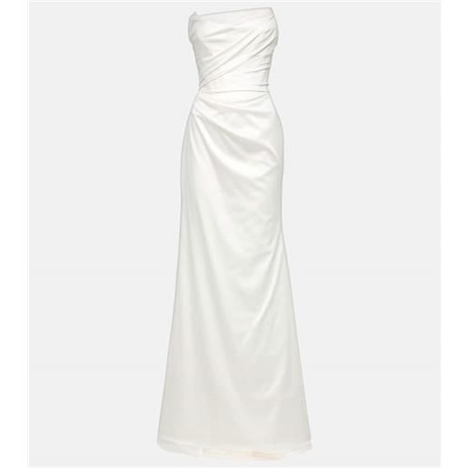 Vivienne Westwood bridal - abito lungo rhea in raso