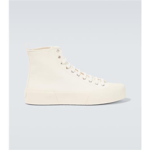 Jil Sander sneakers alte in canvas