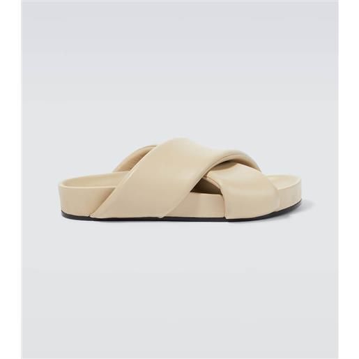 Jil Sander sandali in pelle
