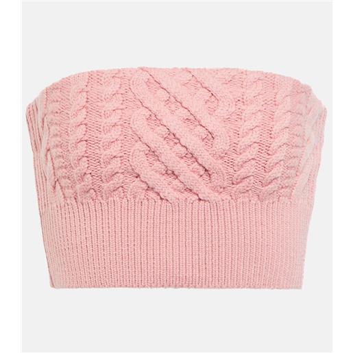 Emilia Wickstead bustier bimba in lana