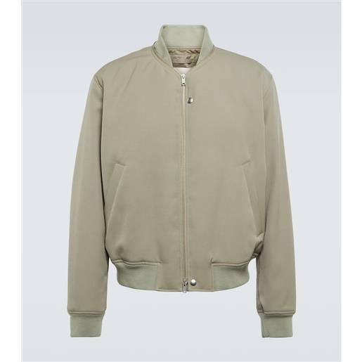 Jil Sander bomber in gabardine di lana