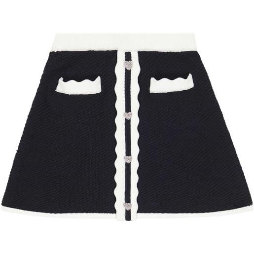 Self-Portrait Kids gonna in cotone e lana