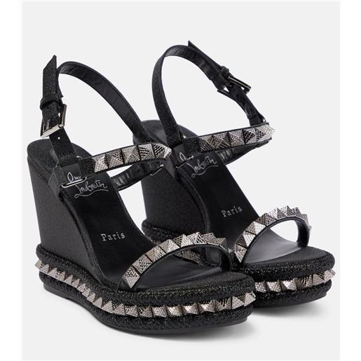 Christian Louboutin espadrillas pyraclou in pelle