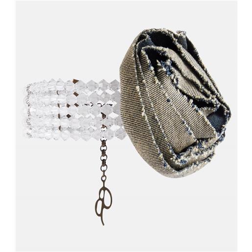 Blumarine choker con perline