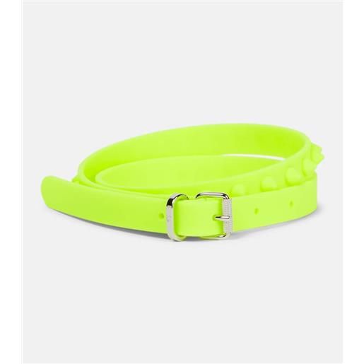 Christian Louboutin cintura loubispikes con cristalli