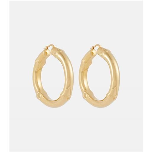 Jil Sander orecchini a cerchio bamboo