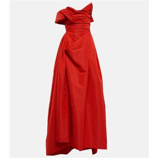 Vivienne Westwood abito lungo monospalla in raso