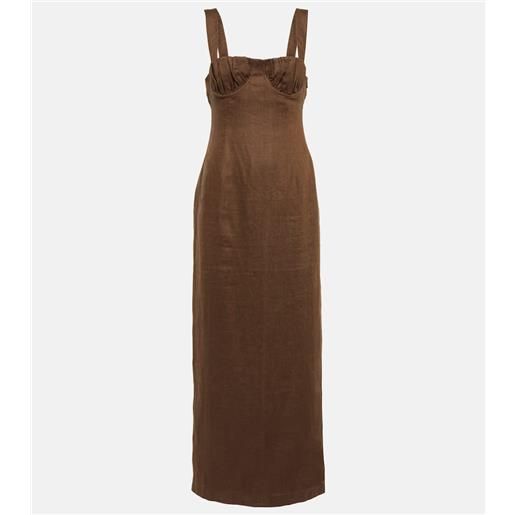 SIR abito midi bettina in lino